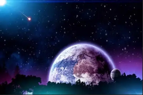 planette terre dans le cosmos